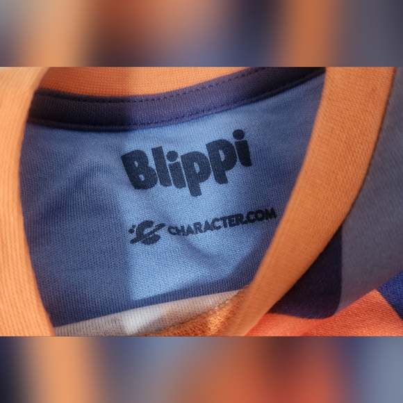 Blippi Kids Pajamas - Blue and Orange - Picture 4 of 4